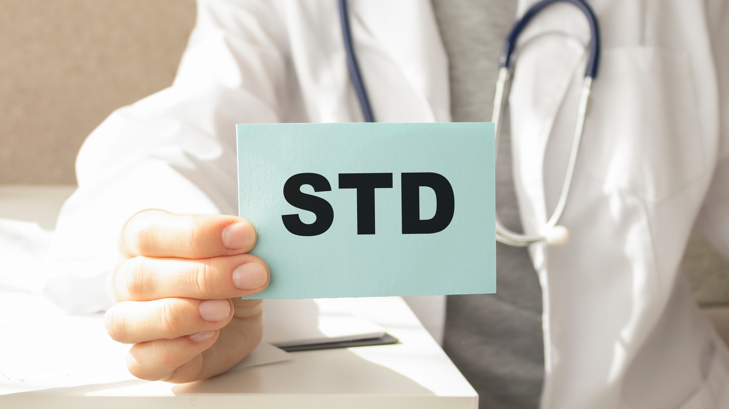 STD - Sexually Transmitted Disease. Medical Concept: STOP STD